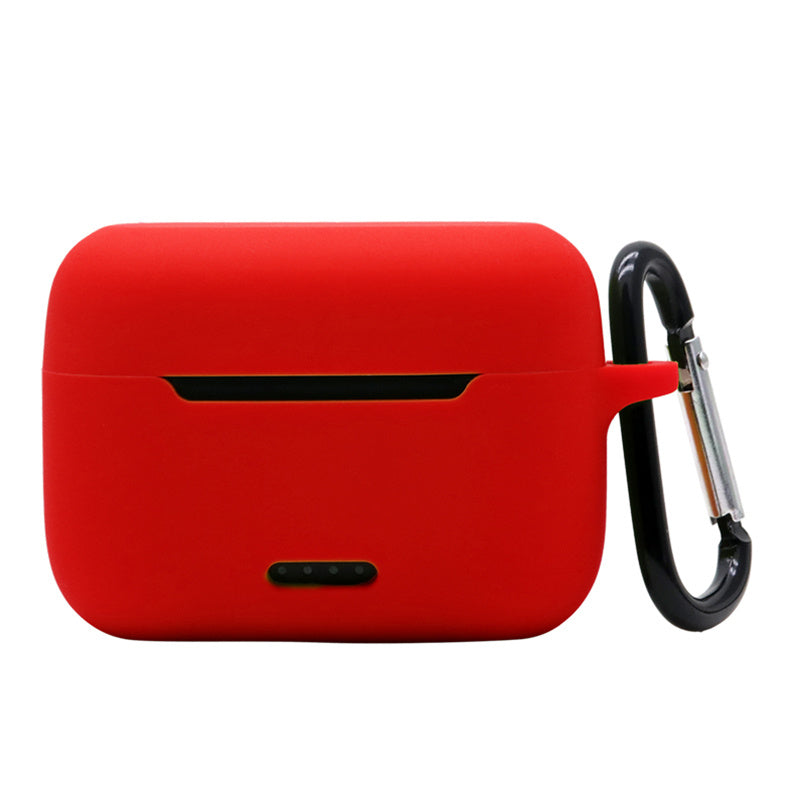 Anti-fall Silicone Case for TOZO NC2 Wireless Bluetooth Headphones Cover with Anti-lost Carabiner