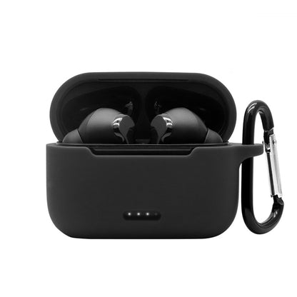 Anti-fall Silicone Case for TOZO NC2 Wireless Bluetooth Headphones Cover with Anti-lost Carabiner