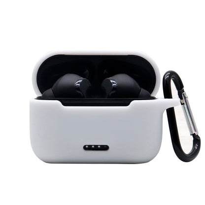 Anti-fall Silicone Case for TOZO NC2 Wireless Bluetooth Headphones Cover with Anti-lost Carabiner