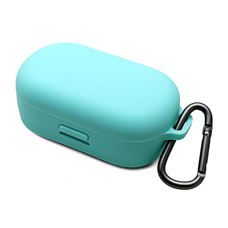 For Bose QuietComfort Earbuds Silicone Cover Bluetooth TWS Earphone Protective Sleeve Case with Anti-lost Buckle