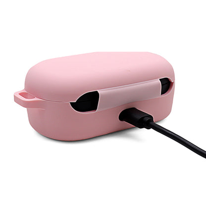 For Bose QuietComfort Earbuds Silicone Cover Bluetooth TWS Earphone Protective Sleeve Case with Anti-lost Buckle