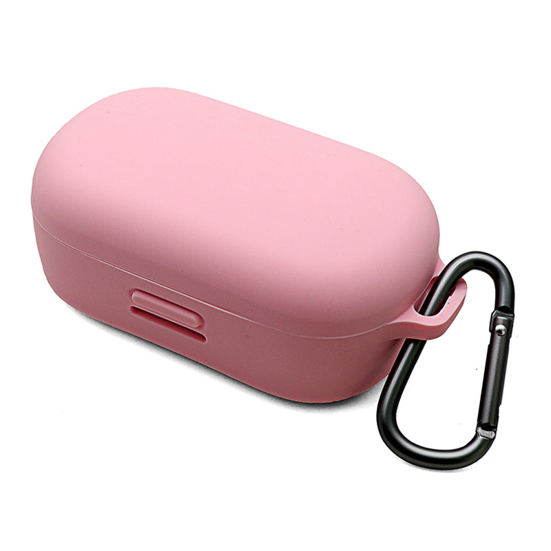 For Bose QuietComfort Earbuds Silicone Cover Bluetooth TWS Earphone Protective Sleeve Case with Anti-lost Buckle