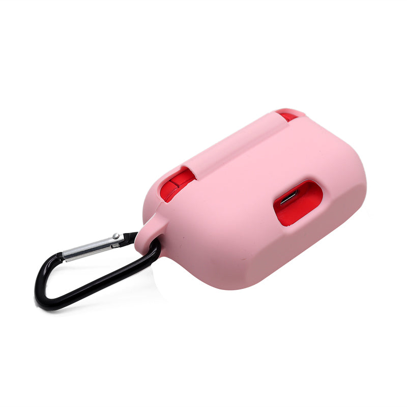 For Sony WF-H800 TWS Bluetooth Earphone Silicone Drop-proof Cover Case with Hanging Buckle