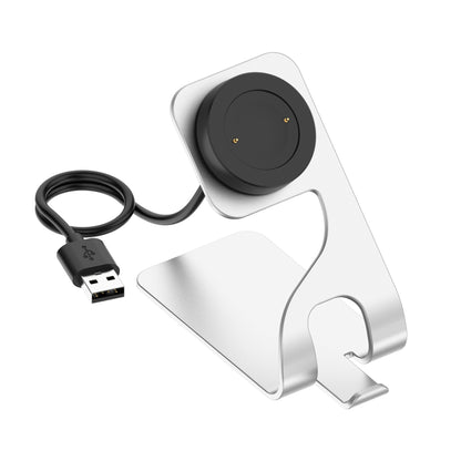 For Honor Watch GS3 Charging Cable Smart Watch Charger with Aluminum Alloy Bracket Stand Set (with Magnetic Function and Chip Protection)
