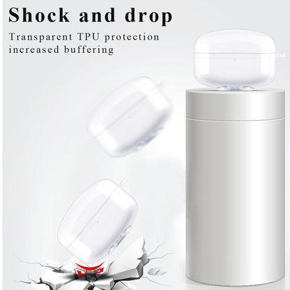 Protective Case for Edifier Lollipods Pro TPU Case Cover Portable Anti-Scratch Earbuds Protector with Keychain