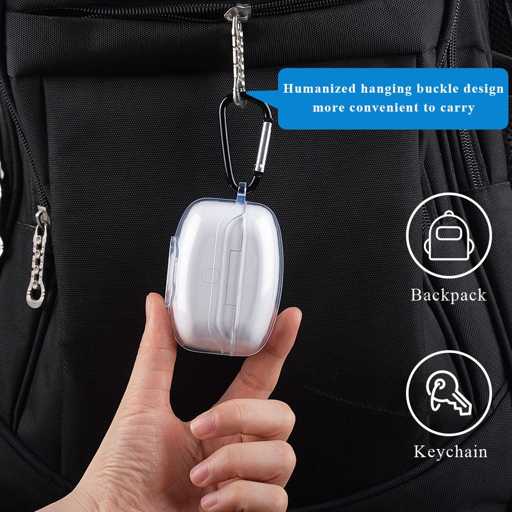Protective Case for Edifier Lollipods Pro TPU Case Cover Portable Anti-Scratch Earbuds Protector with Keychain