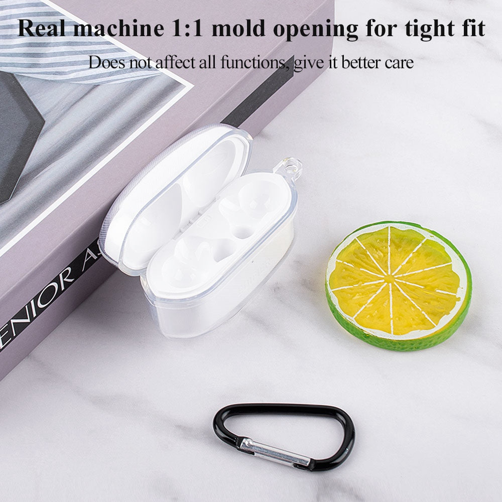 Protective Case for Edifier Lollipods Pro TPU Case Cover Portable Anti-Scratch Earbuds Protector with Keychain