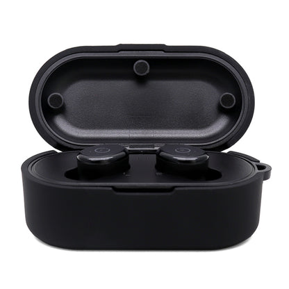 Earphone Case for TOZO T10, Bluetooth Earbuds Silicone Cover Charging Box Shell Protector with Anti-loss Buckle