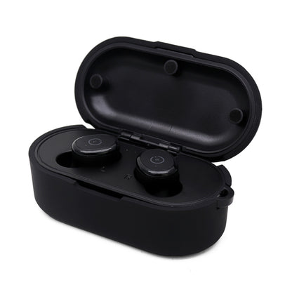 Earphone Case for TOZO T10, Bluetooth Earbuds Silicone Cover Charging Box Shell Protector with Anti-loss Buckle
