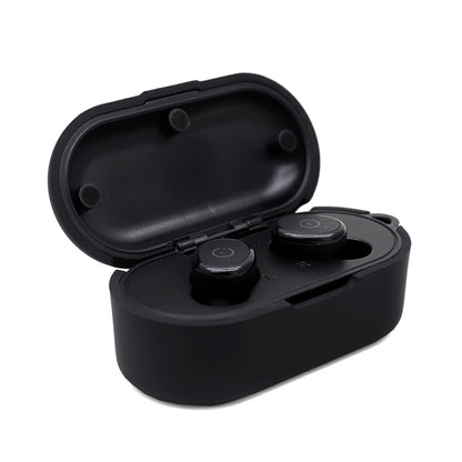 Earphone Case for TOZO T10, Bluetooth Earbuds Silicone Cover Charging Box Shell Protector with Anti-loss Buckle