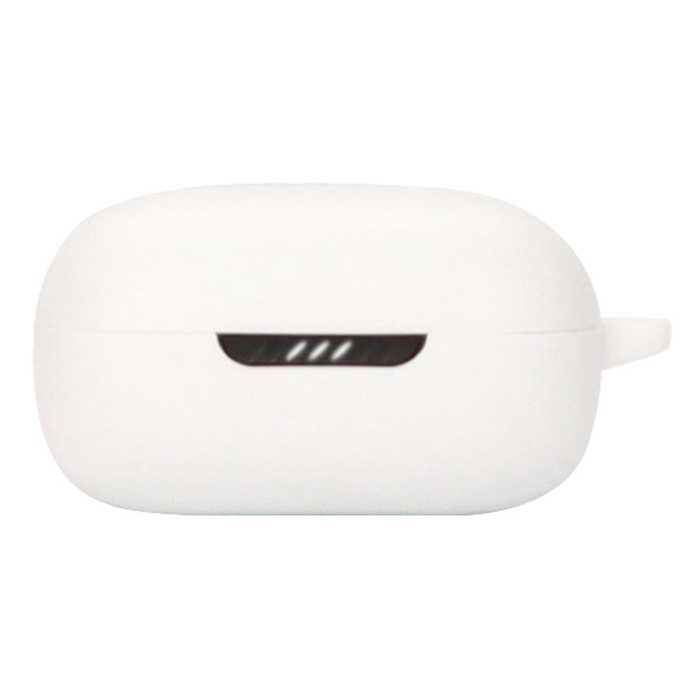 For JBL Live Free 2 TWS Earphone Soft Silicone Drop-proof Anti-scratch Earbuds Case Protective Cover with Buckle