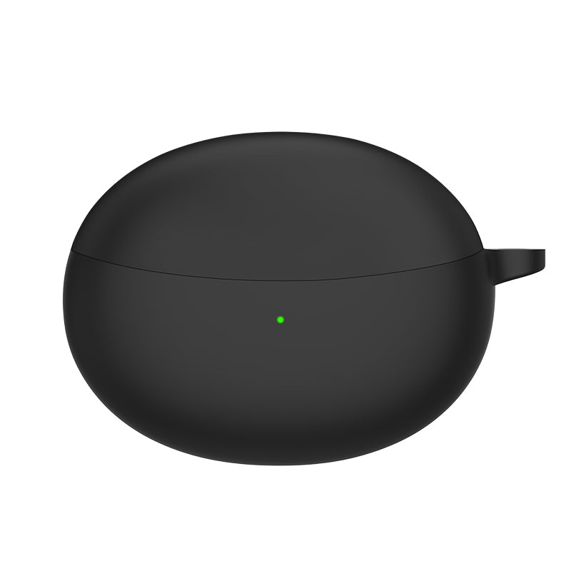 For OPPO Enco Air2 Pro Earbuds Silicone Case Earphone Organizer Protective Skin Sleeve with Carabiner