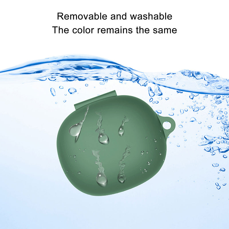 For Soundcore Life P3 Bluetooth Earphone Protective Silicone Case Anti-scratch Charging Box Protector with Hanging Buckle