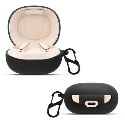 For Soundcore Life P3 Bluetooth Earphone Protective Silicone Case Anti-scratch Charging Box Protector with Hanging Buckle