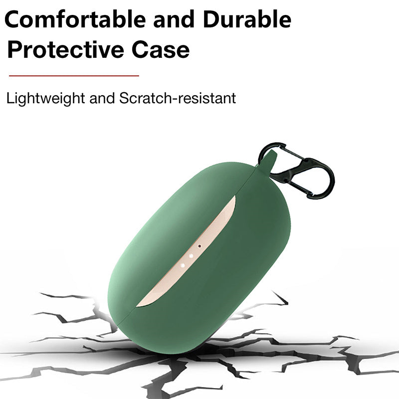For Soundcore Life P3 Bluetooth Earphone Protective Silicone Case Anti-scratch Charging Box Protector with Hanging Buckle