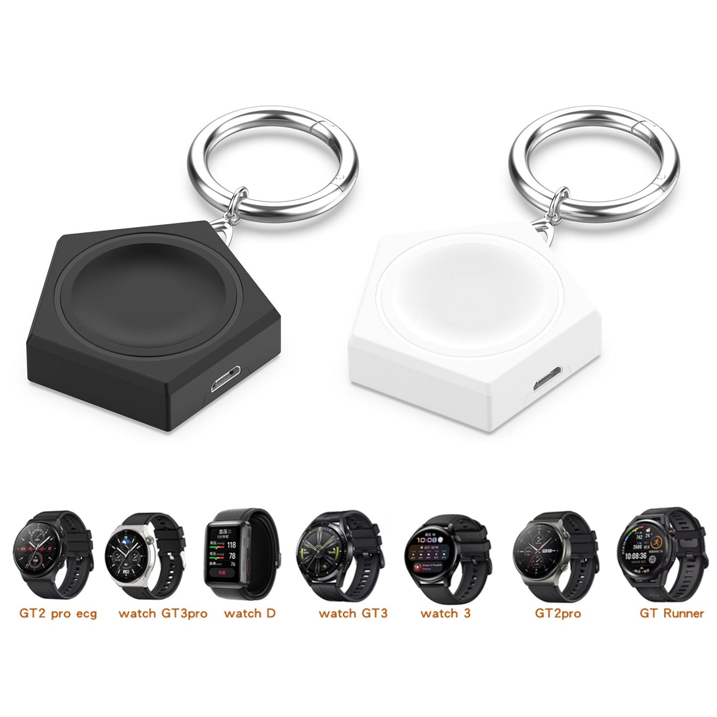 For Huawei Watch GT 2 Pro/Watch GT 3/Watch D/Watch 3 Portable Wireless Charger Smartwatch Charging Dock
