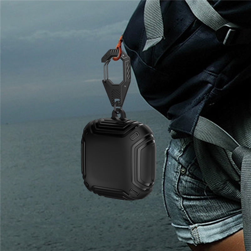 For Beats Fit Pro Charging Case Cover Anti-Drop Headset Protector Soft TPU Shockproof Case with Hook