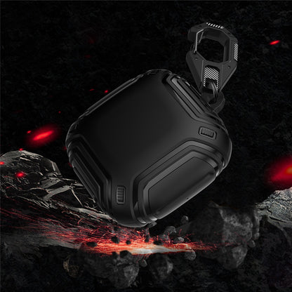 For Beats Fit Pro Charging Case Cover Anti-Drop Headset Protector Soft TPU Shockproof Case with Hook