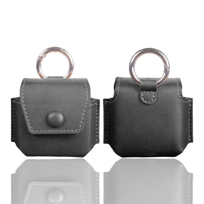 For Samsung Galaxy Buds2 / Buds Live / Buds Pro Bluetooth Earphone Crazy Horse Texture PU Leather Protective Bag Anti-scratch Anti-drop Cover