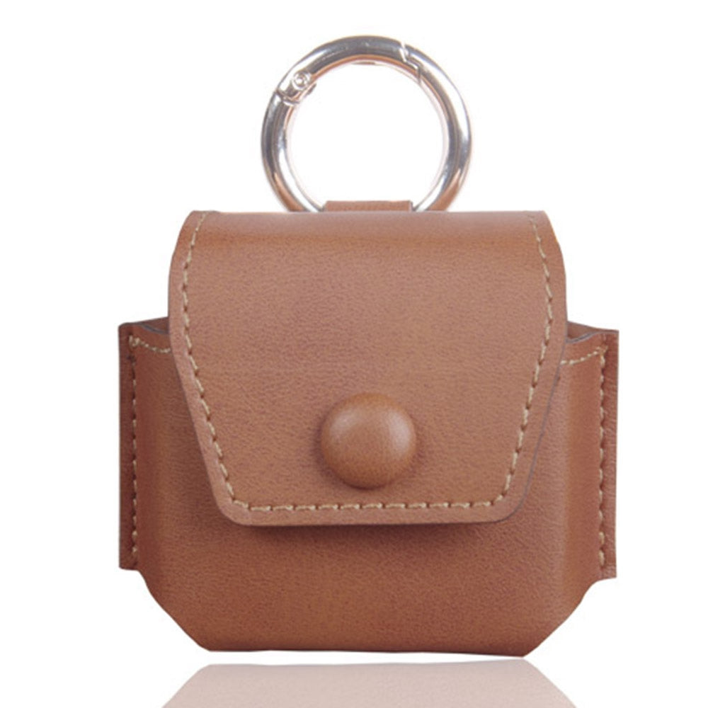 For Samsung Galaxy Buds2 / Buds Live / Buds Pro Bluetooth Earphone Crazy Horse Texture PU Leather Protective Bag Anti-scratch Anti-drop Cover