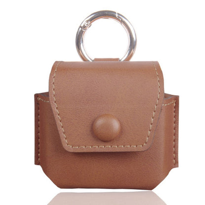 For Samsung Galaxy Buds2 / Buds Live / Buds Pro Bluetooth Earphone Crazy Horse Texture PU Leather Protective Bag Anti-scratch Anti-drop Cover