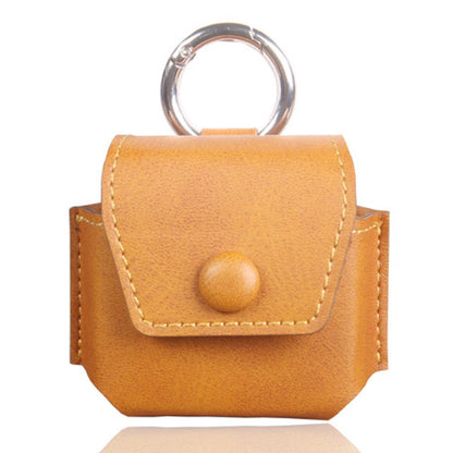 For Samsung Galaxy Buds2 / Buds Live / Buds Pro Bluetooth Earphone Crazy Horse Texture PU Leather Protective Bag Anti-scratch Anti-drop Cover