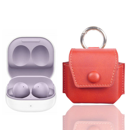 For Samsung Galaxy Buds2 / Buds Live / Buds Pro Bluetooth Earphone Crazy Horse Texture PU Leather Protective Bag Anti-scratch Anti-drop Cover