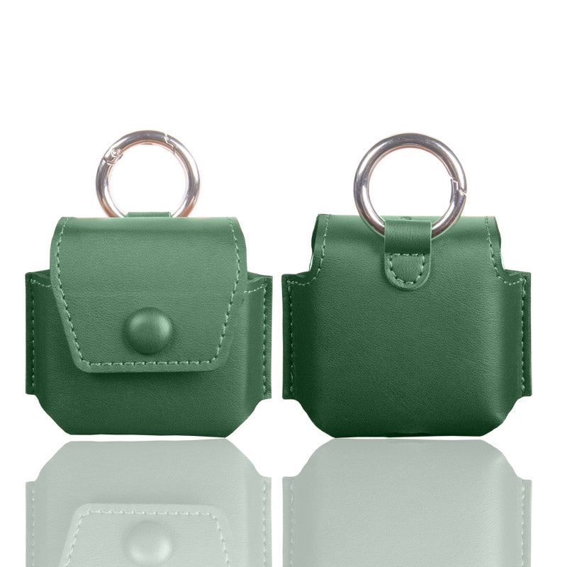 For Samsung Galaxy Buds2 / Buds Live / Buds Pro Bluetooth Earphone Crazy Horse Texture PU Leather Protective Bag Anti-scratch Anti-drop Cover