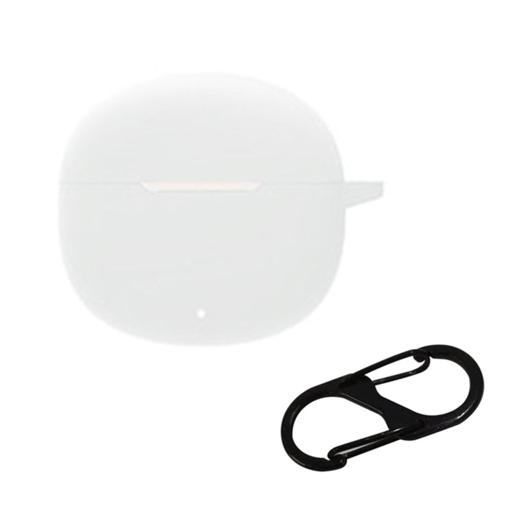 Silicone Case for QCY T20 Bluetooth Earbuds Cover Drop-Proof Soft Protector with Anti-Lost Buckle