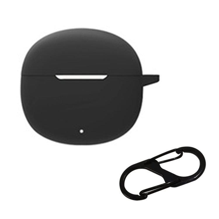 Silicone Case for QCY T20 Bluetooth Earbuds Cover Drop-Proof Soft Protector with Anti-Lost Buckle