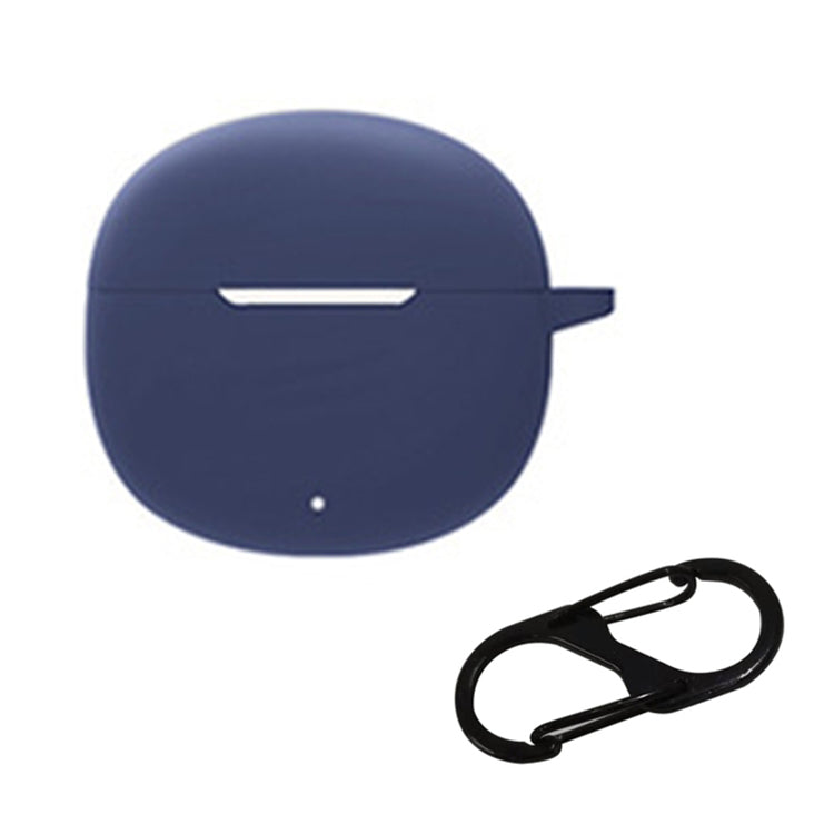 Silicone Case for QCY T20 Bluetooth Earbuds Cover Drop-Proof Soft Protector with Anti-Lost Buckle