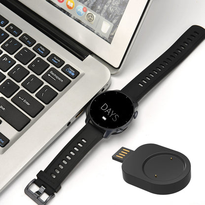 For Huami Amazfit T-Rex 2 A2169 Portable Dual-sided Usable USB Charger Smart Watch Charging Dock