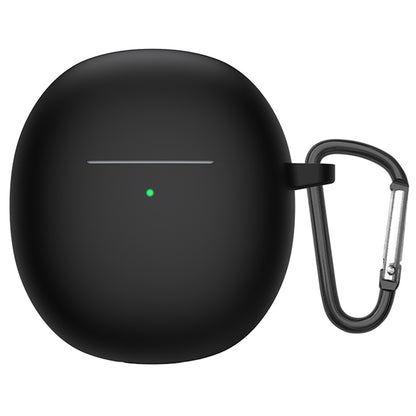 For vivo TWS Air Bluetooth Earphone Charging Case Soft Silicone Cover Drop-proof Shell with Hanging Buckle