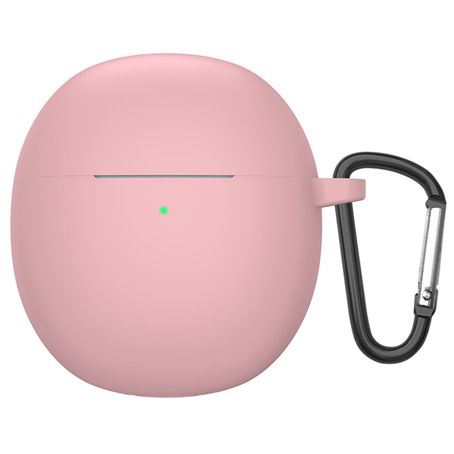 For vivo TWS Air Bluetooth Earphone Charging Case Soft Silicone Cover Drop-proof Shell with Hanging Buckle