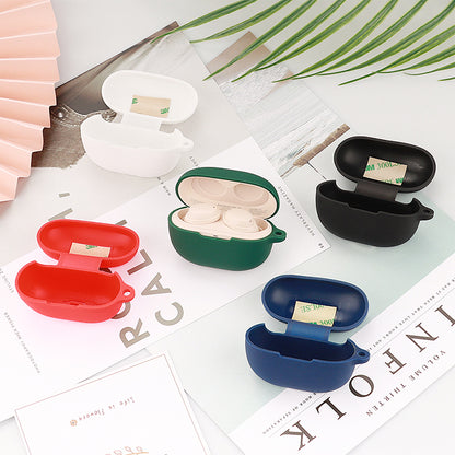 TWS Earphone Silicone Sleeve for SoundCore Life A3i, Soft Protection Cover Case with Anti-lost Buckle
