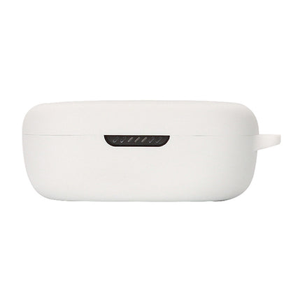 For JBL QUANTUM TWS Bluetooth Headphone Silicone Case Earphone Protective Cover with Hanging Buckle