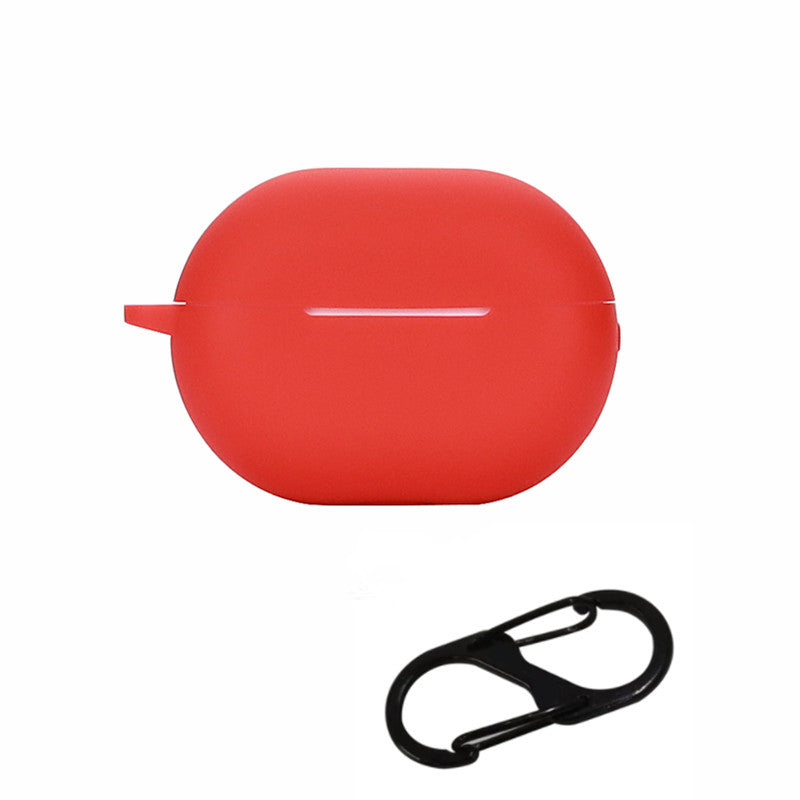 For Huawei FreeBuds Pro 2 Bluetooth Earphone Silicone Case Dust Plug Design Protective Cover with Anti-lost Buckle