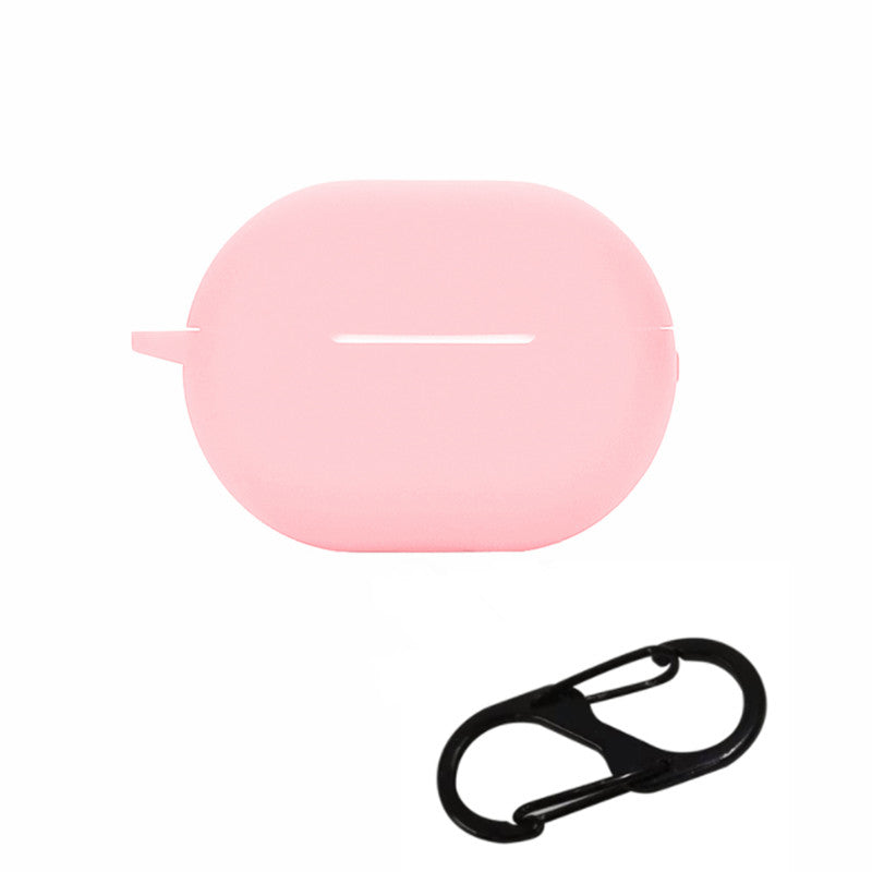 For Huawei FreeBuds Pro 2 Bluetooth Earphone Silicone Case Dust Plug Design Protective Cover with Anti-lost Buckle