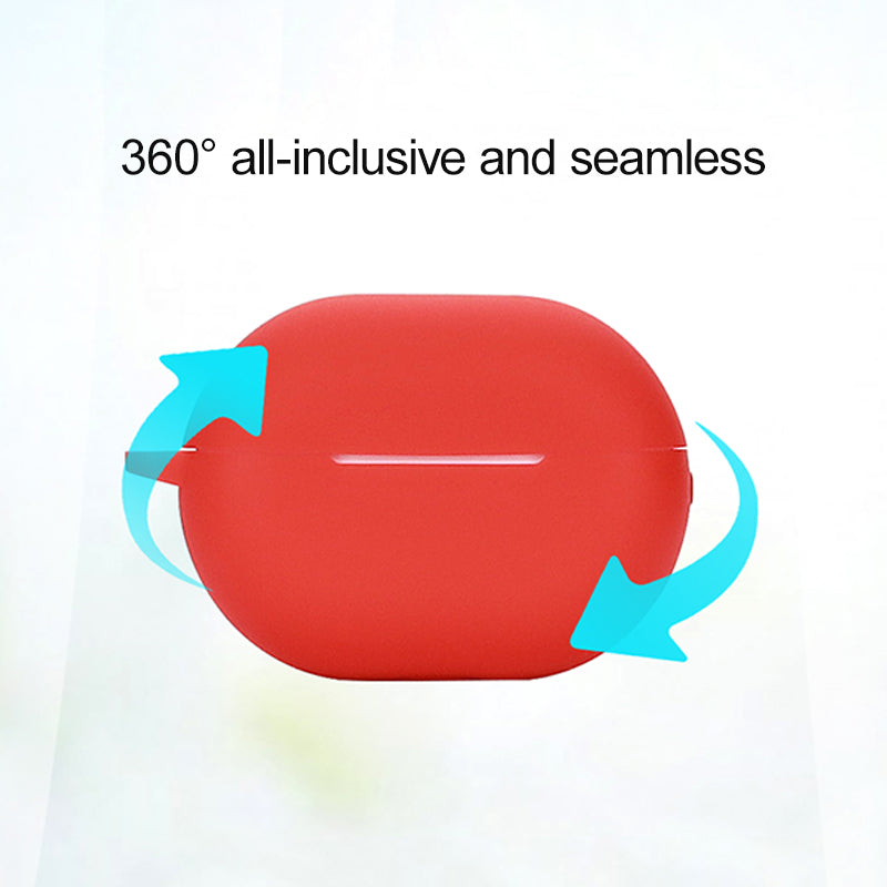 For Huawei FreeBuds Pro 2 Bluetooth Earphone Silicone Case Dust Plug Design Protective Cover with Anti-lost Buckle