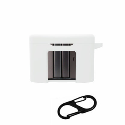 For FIIL CC Pro2 Silicone Case Bluetooth Earphone Anti-scratch Protective Cover with Anti-lost Buckle