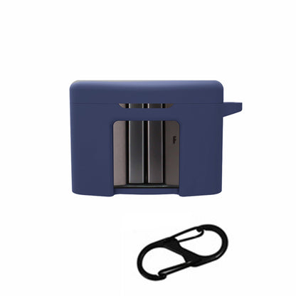 For FIIL CC Pro2 Silicone Case Bluetooth Earphone Anti-scratch Protective Cover with Anti-lost Buckle