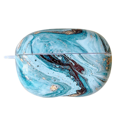 For Huawei FreeBuds Pro 2 Marble Pattern Hard PC Protective Case Bluetooth Earphone Anti-drop Cover