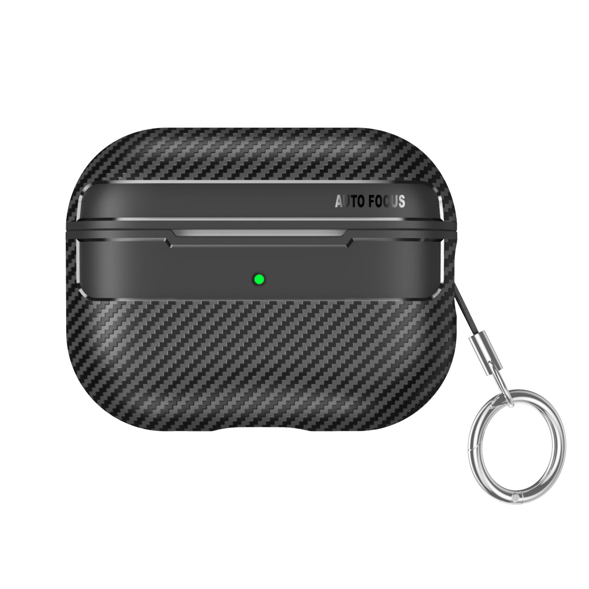 For AirPods Pro 2 TPU Anti-scratch Anti-drop Cover Carbon Fiber Texture Bluetooth Earphone Protective Sleeve