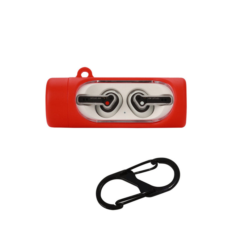 For Nothing Ear Stick Silicone Earphone Case Bluetooth Earbud Anti-drop Protective Cover with Anti-loss Buckle