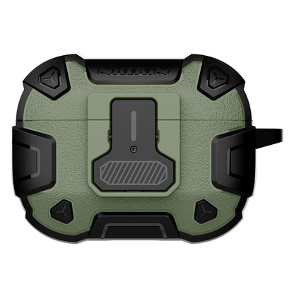 NILLKIN For Apple AirPods Pro 2 Earphone Case Shock-Absorbing Protective PC+TPU Security Lock Cover