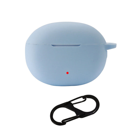 For Honor Earbuds 3i Bluetooth Earphone Silicone Case Earbud Charging Box Anti-drop Cover with Anti-loss Buckle
