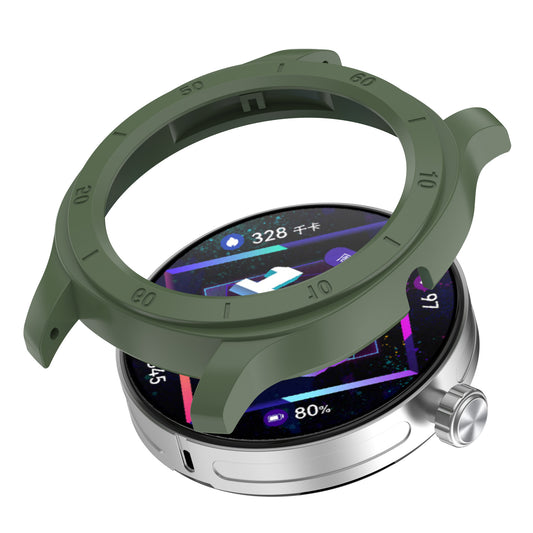 For Huawei Watch GT Cyber Anti-drop Hard PC+ABS Watch Case Hollow Watch Protective Cover for 22mm Lug Strap