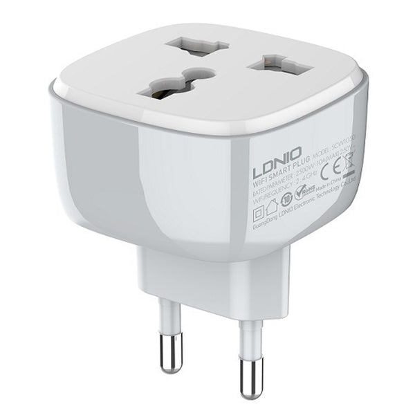 LDNIO SCW1050 WiFi EU Smart Plug Smart Life Voice Control Energy Monitor Outlet Socket Adapter for Amazon Alexa Google Assistant