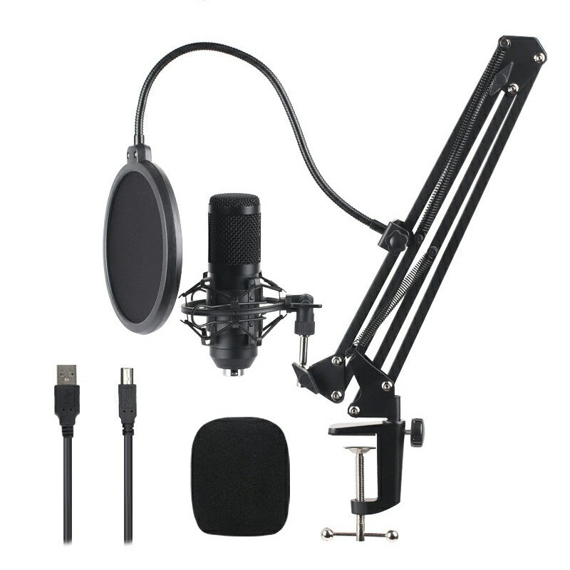BM800 USB Streaming PC Microphone Kit 192KHz/24Bit Condenser Mic for Podcasting Gaming Home Recording