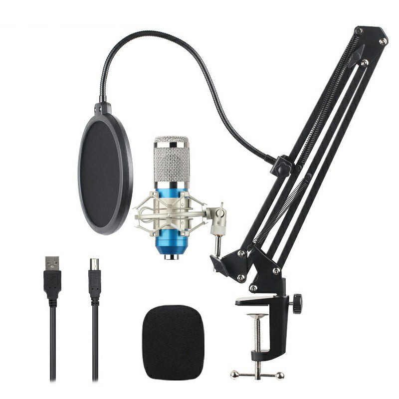 BM800 USB Streaming PC Microphone Kit 192KHz/24Bit Condenser Mic for Podcasting Gaming Home Recording